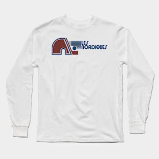 Quebec Nordiques Long Sleeve T-Shirt